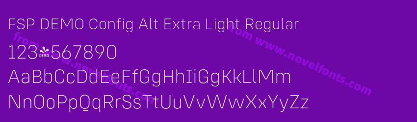FSP DEMO Config Alt Extra Light RegularPreview FSP DEMO Config Alt Extra Light RegularPreview