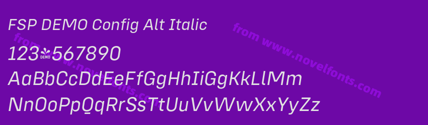 FSP DEMO Config Alt ItalicPreview FSP DEMO Config Alt ItalicPreview