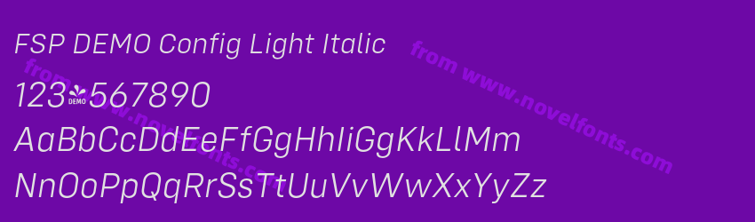 FSP DEMO Config Light ItalicPreview FSP DEMO Config Light ItalicPreview