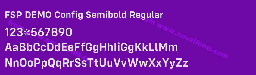 FSP DEMO Config Semibold RegularPreview FSP DEMO Config Semibold RegularPreview