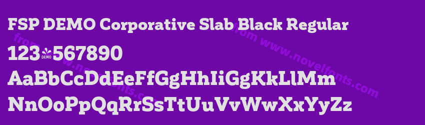 FSP DEMO Corporative Slab Black RegularPreview FSP DEMO Corporative Slab Black RegularPreview