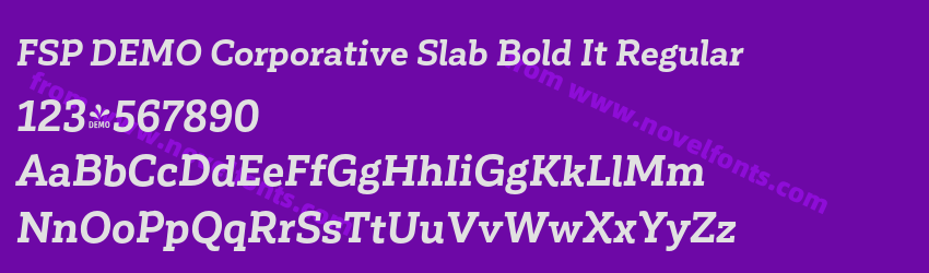 FSP DEMO Corporative Slab Bold It RegularPreview FSP DEMO Corporative Slab Bold It RegularPreview