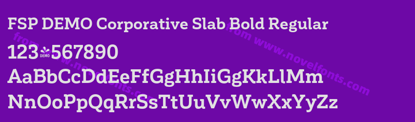 FSP DEMO Corporative Slab Bold RegularPreview FSP DEMO Corporative Slab Bold RegularPreview