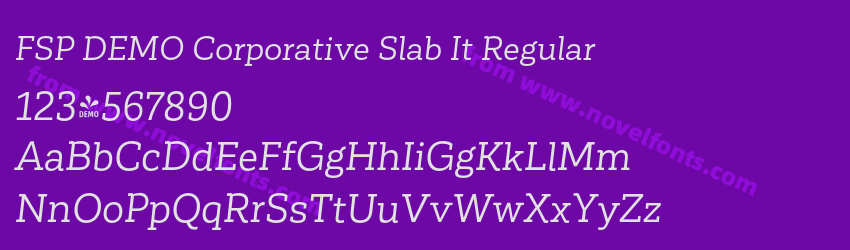 FSP DEMO Corporative Slab It RegularPreview FSP DEMO Corporative Slab It RegularPreview