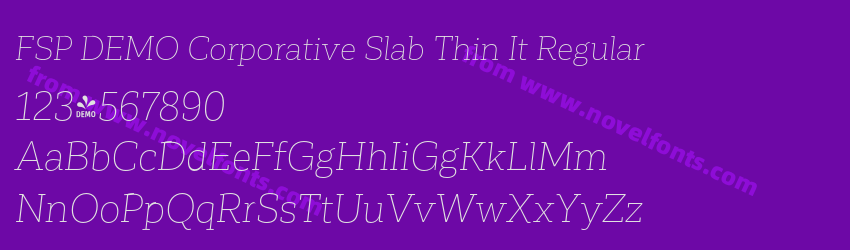 FSP DEMO Corporative Slab Thin It RegularPreview FSP DEMO Corporative Slab Thin It RegularPreview