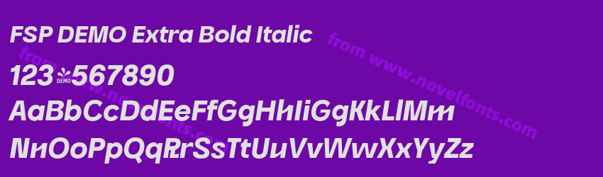 FSP DEMO Extra Bold ItalicPreview FSP DEMO Extra Bold ItalicPreview