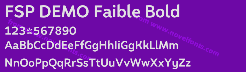 FSP DEMO Faible BoldPreview FSP DEMO Faible BoldPreview