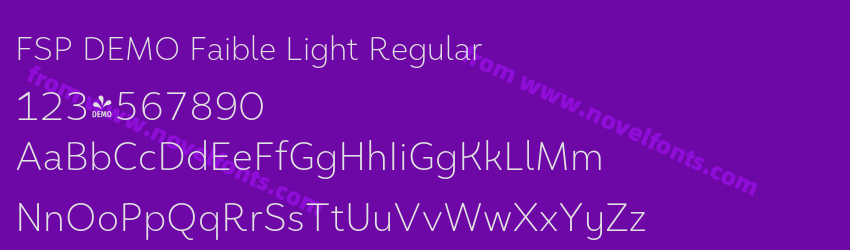 FSP DEMO Faible Light RegularPreview FSP DEMO Faible Light RegularPreview
