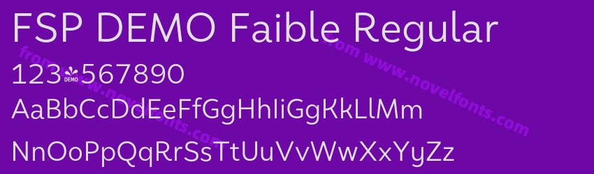 FSP DEMO Faible RegularPreview FSP DEMO Faible RegularPreview