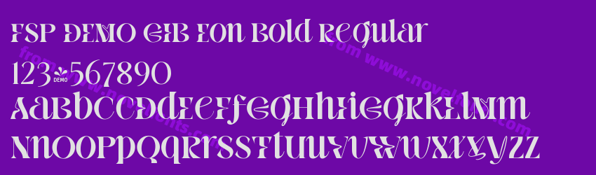 FSP DEMO GIB Eon Bold RegularPreview FSP DEMO GIB Eon Bold RegularPreview