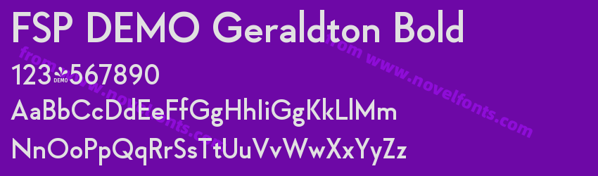 FSP DEMO Geraldton BoldPreview FSP DEMO Geraldton BoldPreview