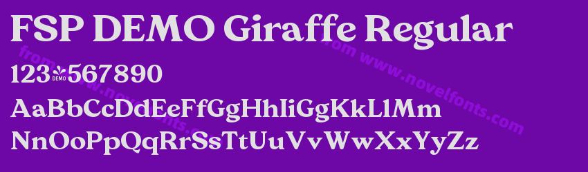 FSP DEMO Giraffe RegularPreview FSP DEMO Giraffe RegularPreview