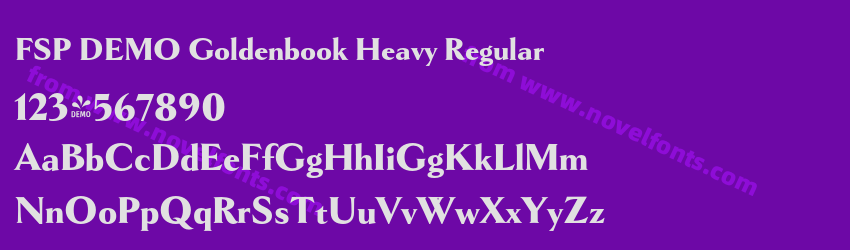 FSP DEMO Goldenbook Heavy RegularPreview