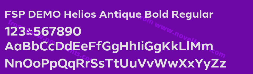 FSP DEMO Helios Antique Bold RegularPreview FSP DEMO Helios Antique Bold RegularPreview