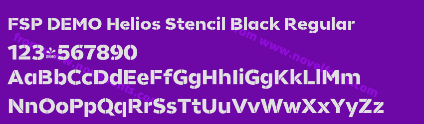 FSP DEMO Helios Stencil Black RegularPreview FSP DEMO Helios Stencil Black RegularPreview