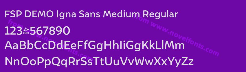 FSP DEMO Igna Sans Medium RegularPreview