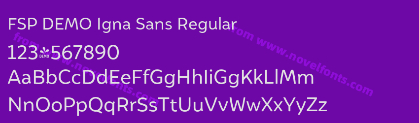 FSP DEMO Igna Sans RegularPreview FSP DEMO Igna Sans RegularPreview