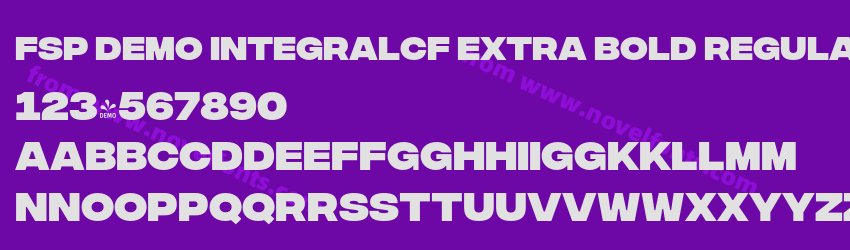 FSP DEMO IntegralCF Extra Bold RegularPreview FSP DEMO IntegralCF Extra Bold RegularPreview