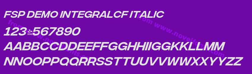 FSP DEMO IntegralCF ItalicPreview FSP DEMO IntegralCF ItalicPreview