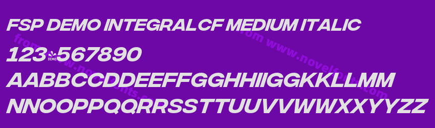 FSP DEMO IntegralCF Medium ItalicPreview FSP DEMO IntegralCF Medium ItalicPreview