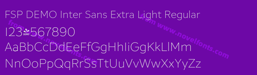 FSP DEMO Inter Sans Extra Light RegularPreview FSP DEMO Inter Sans Extra Light RegularPreview