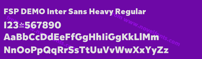 FSP DEMO Inter Sans Heavy RegularPreview FSP DEMO Inter Sans Heavy RegularPreview