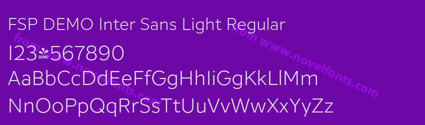 FSP DEMO Inter Sans Light RegularPreview FSP DEMO Inter Sans Light RegularPreview
