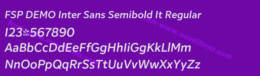 FSP DEMO Inter Sans Semibold It RegularPreview FSP DEMO Inter Sans Semibold It RegularPreview