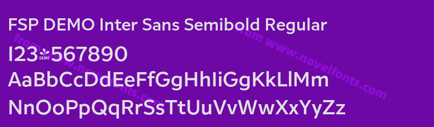 FSP DEMO Inter Sans Semibold RegularPreview FSP DEMO Inter Sans Semibold RegularPreview