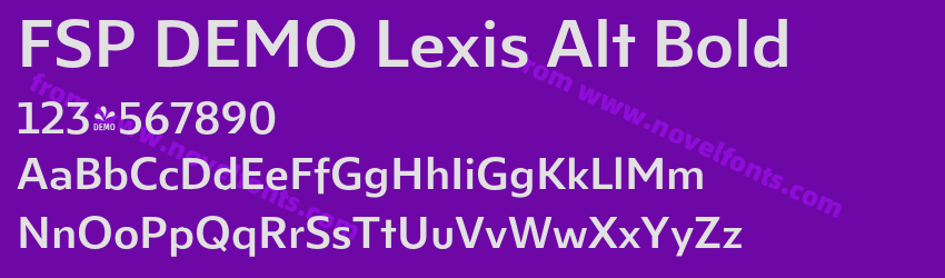 FSP DEMO Lexis Alt BoldPreview