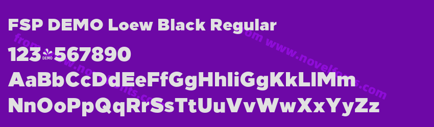 FSP DEMO Loew Black RegularPreview FSP DEMO Loew Black RegularPreview