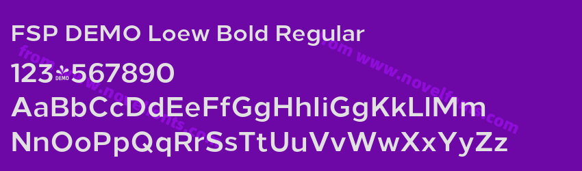 FSP DEMO Loew Bold RegularPreview FSP DEMO Loew Bold RegularPreview