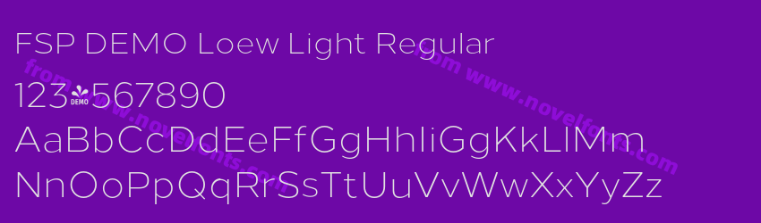 FSP DEMO Loew Light RegularPreview FSP DEMO Loew Light RegularPreview