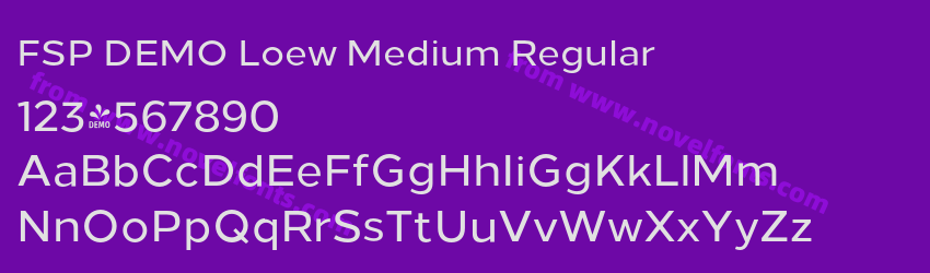 FSP DEMO Loew Medium RegularPreview FSP DEMO Loew Medium RegularPreview