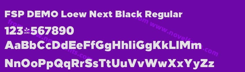 FSP DEMO Loew Next Black RegularPreview FSP DEMO Loew Next Black RegularPreview