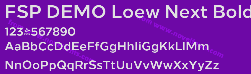 FSP DEMO Loew Next BoldPreview FSP DEMO Loew Next BoldPreview