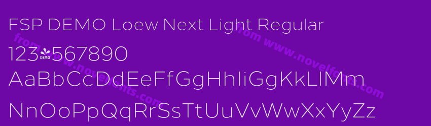 FSP DEMO Loew Next Light RegularPreview FSP DEMO Loew Next Light RegularPreview