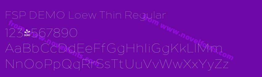 FSP DEMO Loew Thin RegularPreview