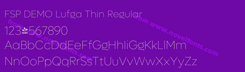 FSP DEMO Lufga Thin RegularPreview FSP DEMO Lufga Thin RegularPreview