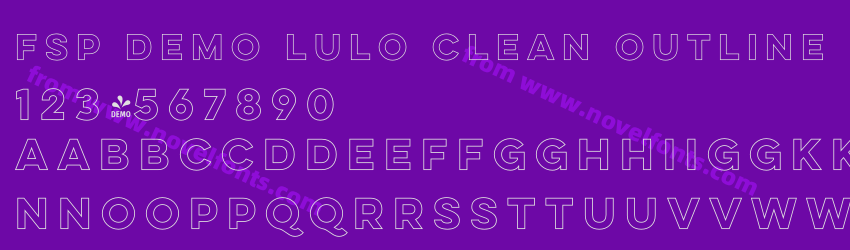 FSP DEMO Lulo Clean Outline BoldPreview FSP DEMO Lulo Clean Outline BoldPreview