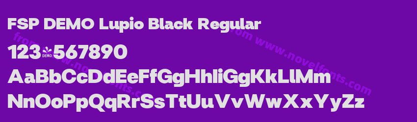 FSP DEMO Lupio Black RegularPreview FSP DEMO Lupio Black RegularPreview