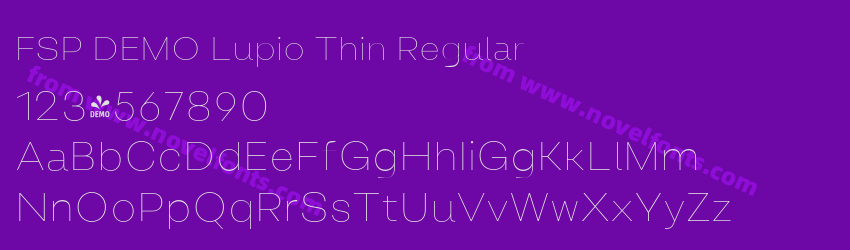 FSP DEMO Lupio Thin RegularPreview FSP DEMO Lupio Thin RegularPreview