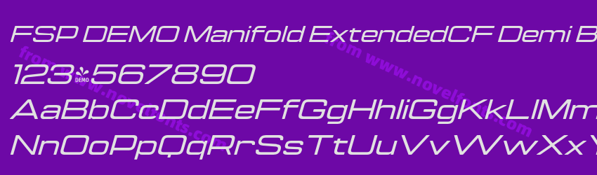 FSP DEMO Manifold ExtendedCF Demi Bold ItalicPreview FSP DEMO Manifold ExtendedCF Demi Bold ItalicPreview
