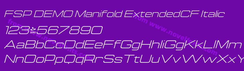FSP DEMO Manifold ExtendedCF ItalicPreview FSP DEMO Manifold ExtendedCF ItalicPreview