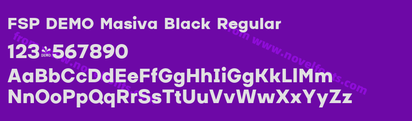 FSP DEMO Masiva Black RegularPreview FSP DEMO Masiva Black RegularPreview
