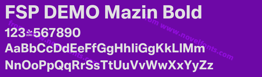 FSP DEMO Mazin BoldPreview FSP DEMO Mazin BoldPreview