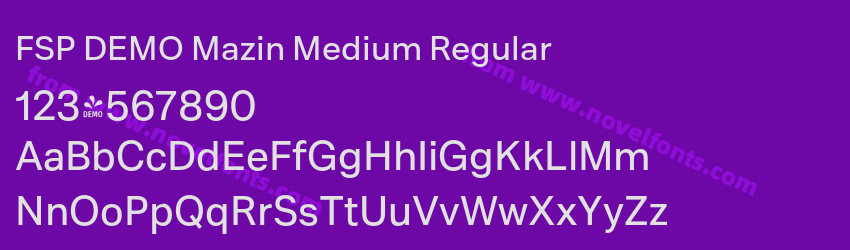 FSP DEMO Mazin Medium RegularPreview FSP DEMO Mazin Medium RegularPreview