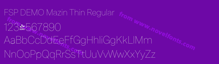 FSP DEMO Mazin Thin RegularPreview FSP DEMO Mazin Thin RegularPreview