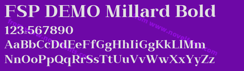 FSP DEMO Millard BoldPreview FSP DEMO Millard BoldPreview