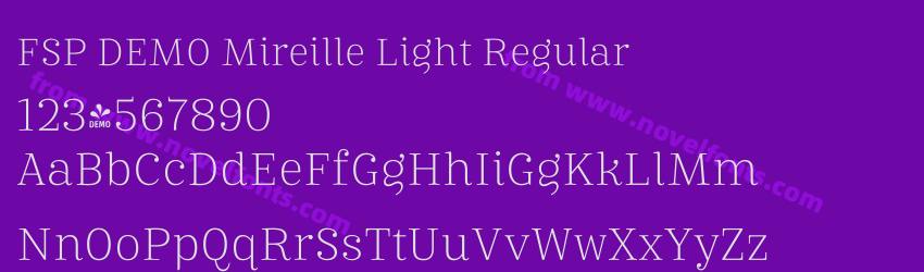 FSP DEMO Mireille Light RegularPreview FSP DEMO Mireille Light RegularPreview